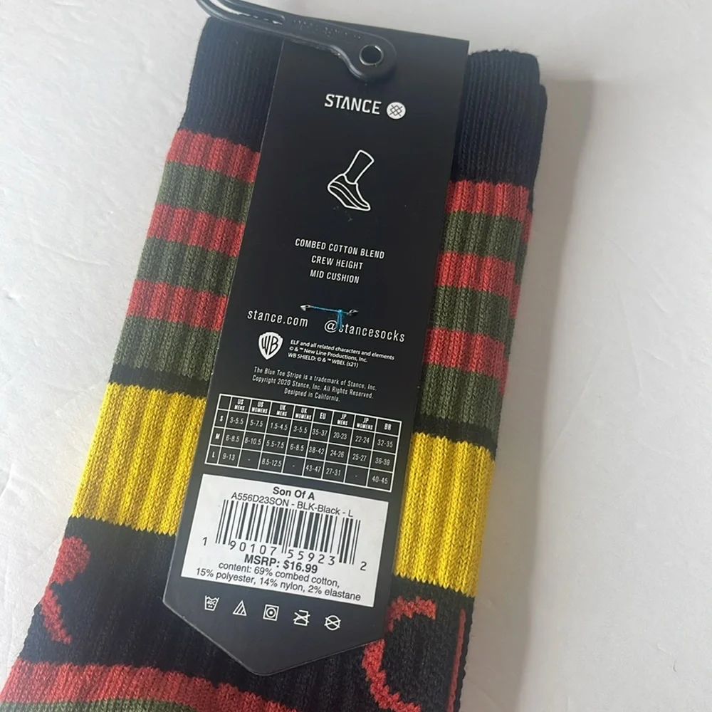 Stance ELF Christmas Socks (2 Pairs) Large